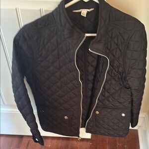 Black Quilted Women's Jacket